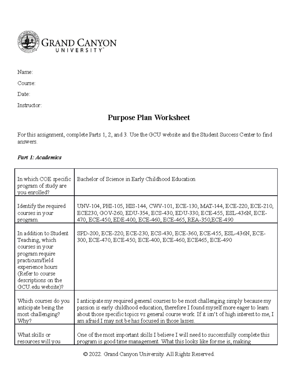 UNV-108 T4-Purpose Plan Gen Ed (Auto Recovered) - Name: Course: Date ...