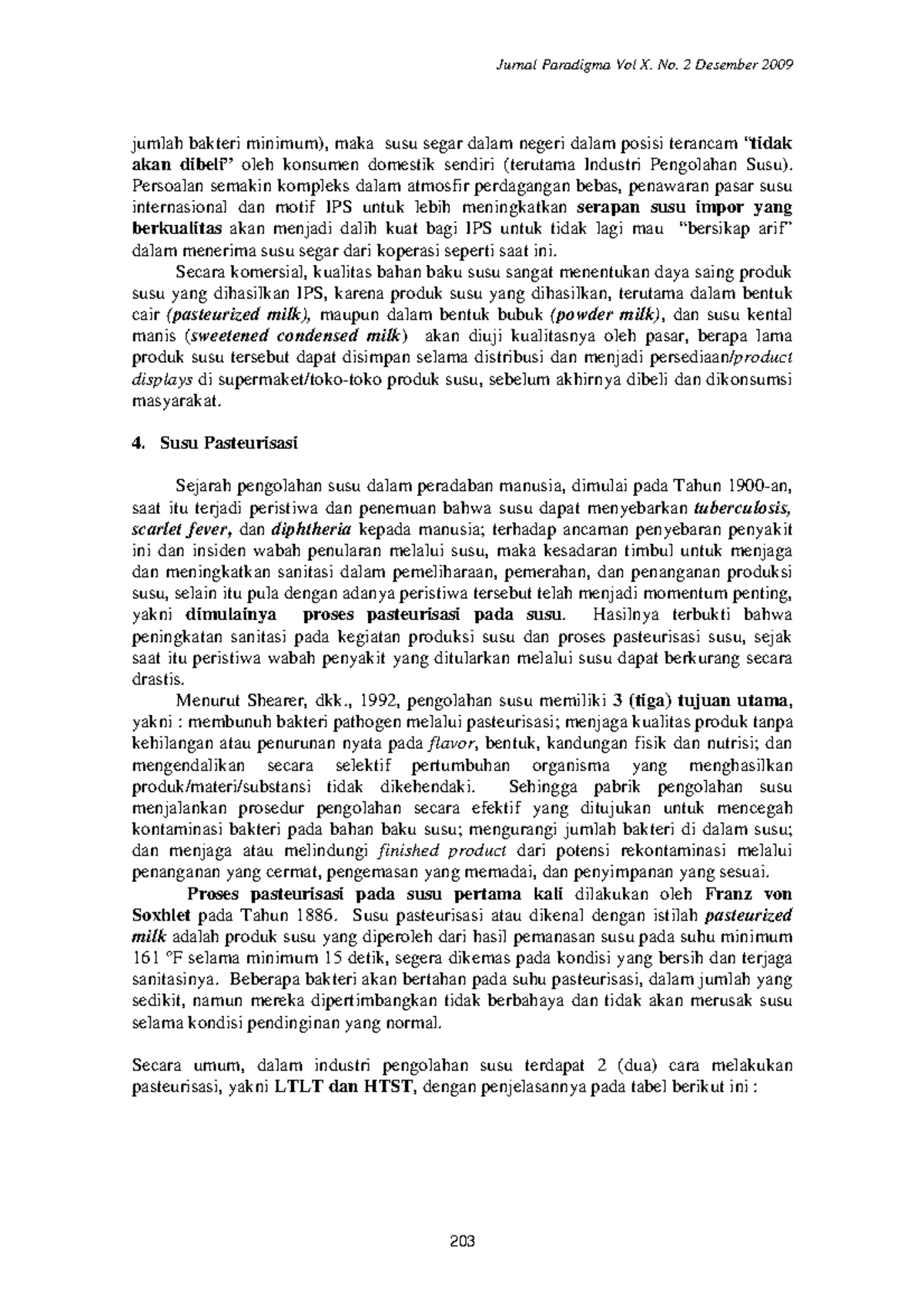 Analisis Daya Simpan Produk Susu Pasteurisasi Berdasarkan Kualitas