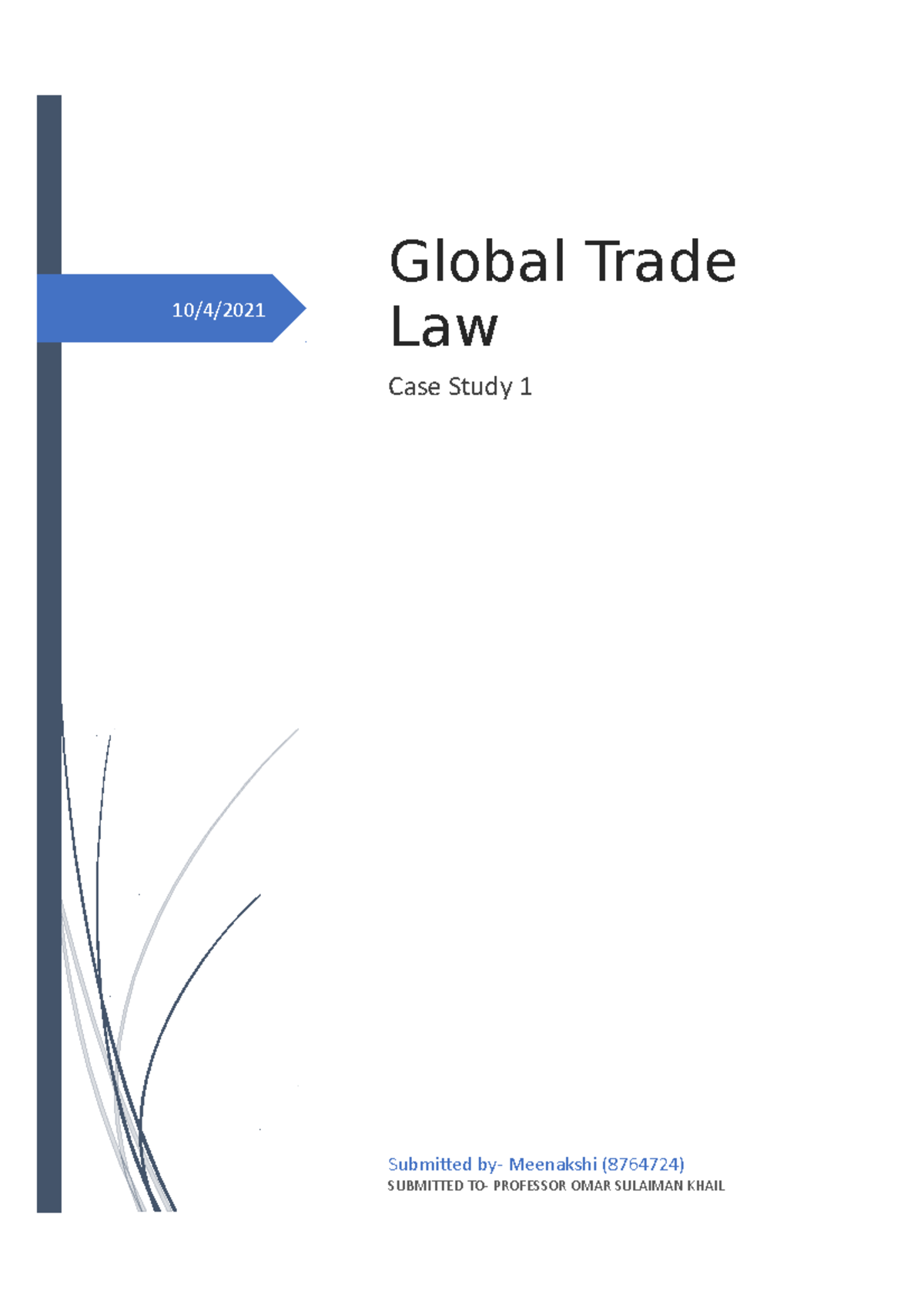 global trade law case study 1