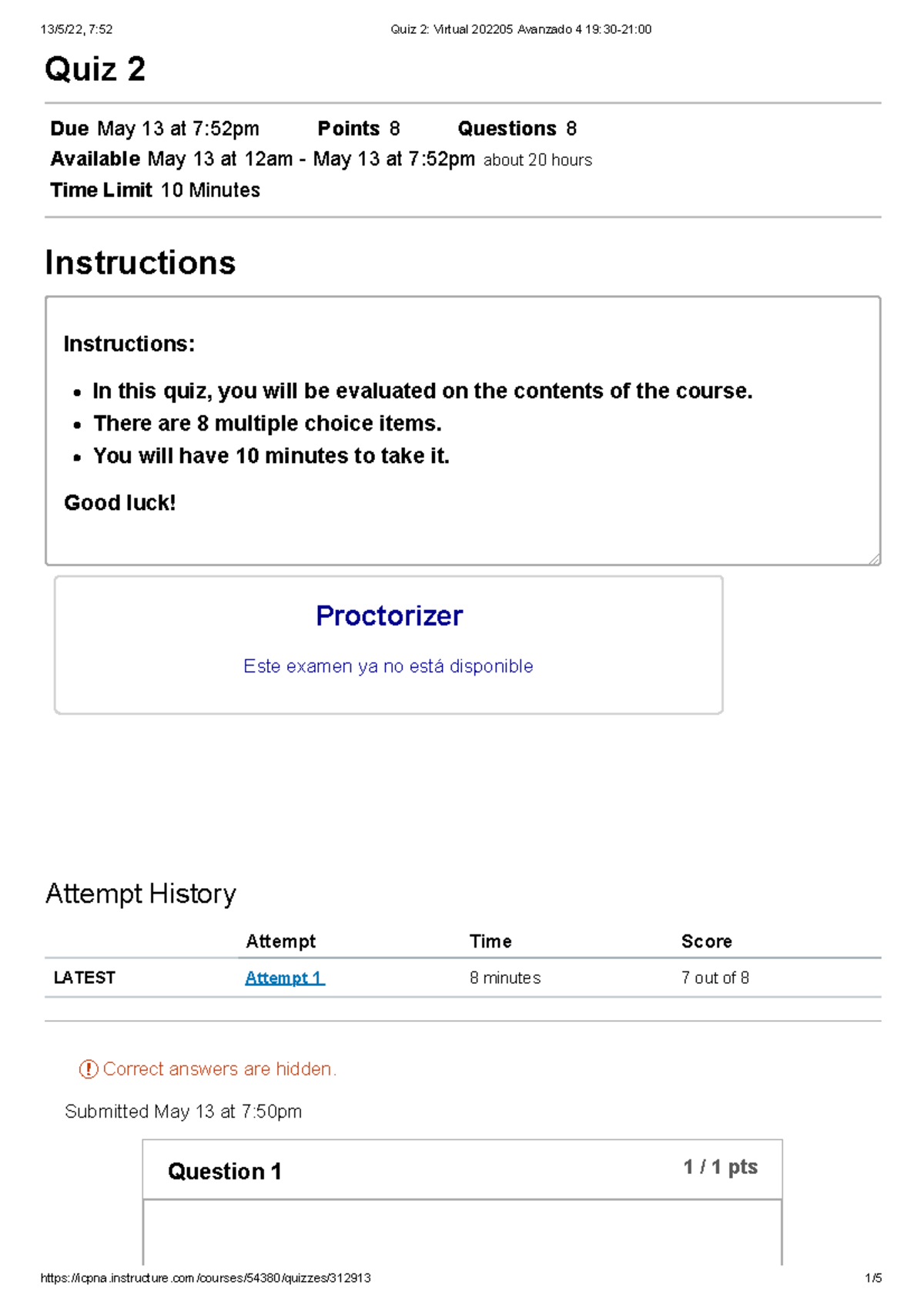 Quiz 2 Virtual 202205 Avanzado 4 19 30 21 00 Quiz 2 Due May 13 At 7 Quiz 2 Virtual 202205 Avanzado 4 19 30 21 00 Quiz 2 Due May 13 At 7