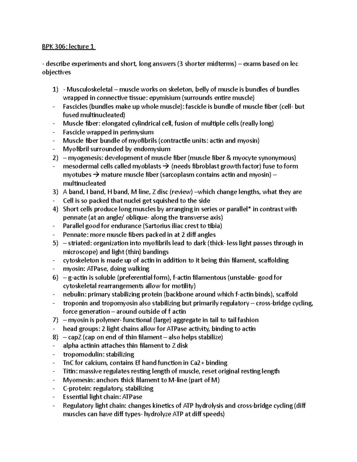 BPK 306 lecture 1 - BPK 306: lecture 1 - describe experiments and short ...