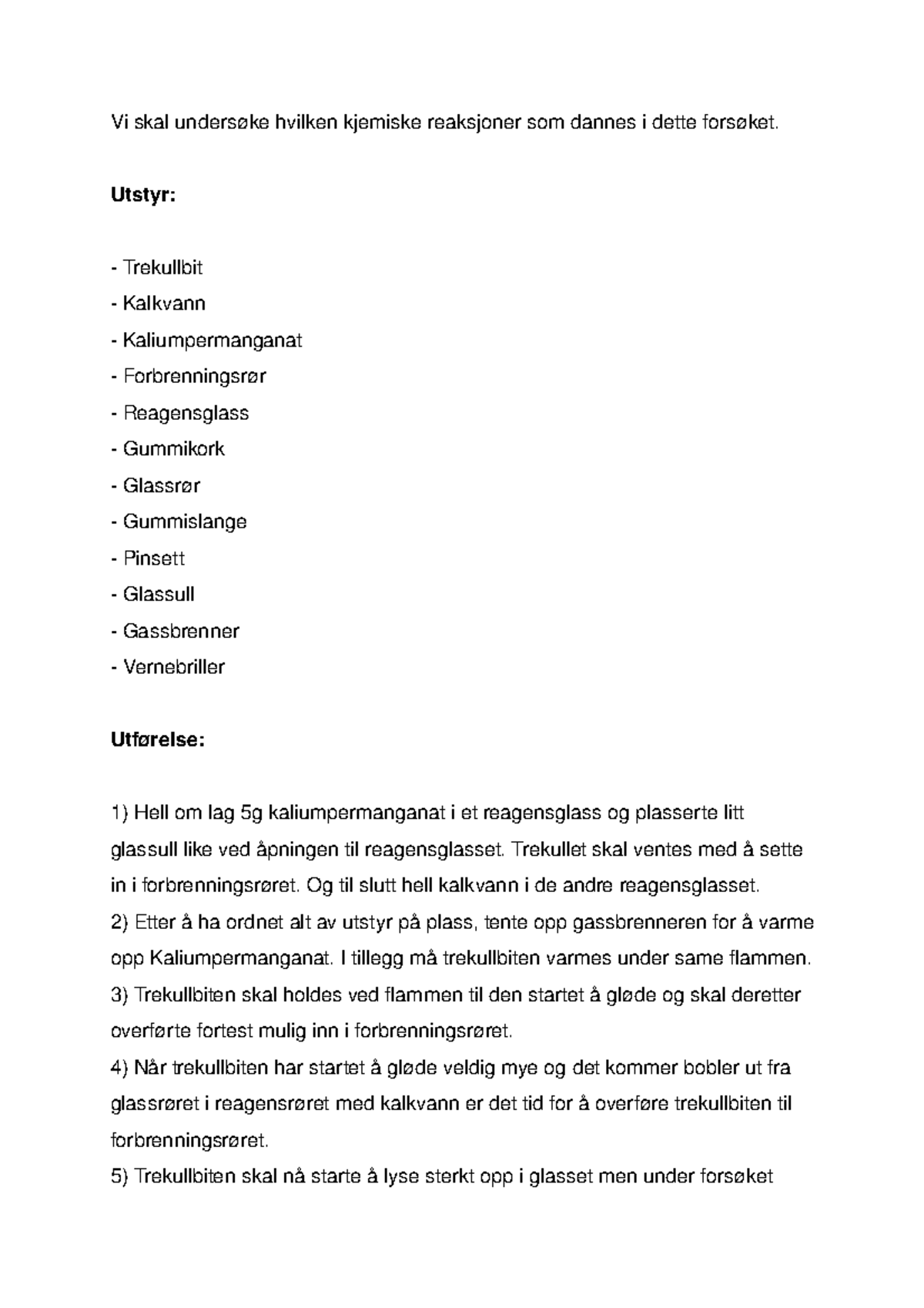 Science project example - PSYC1230 - UiO - Studocu