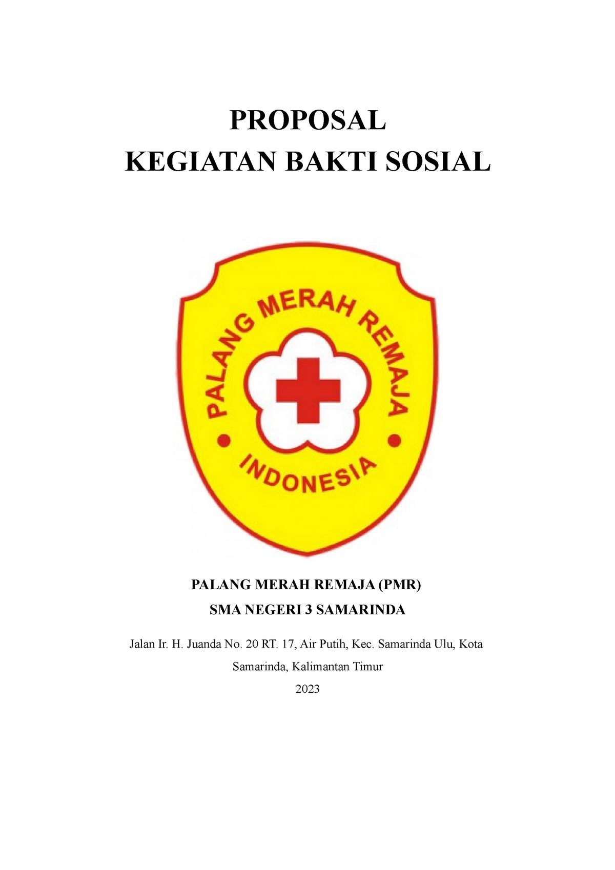 Proposal Bakti Sosial Kelompok 2 XI MIPA 4 Revisii - PROPOSAL KEGIATAN ...