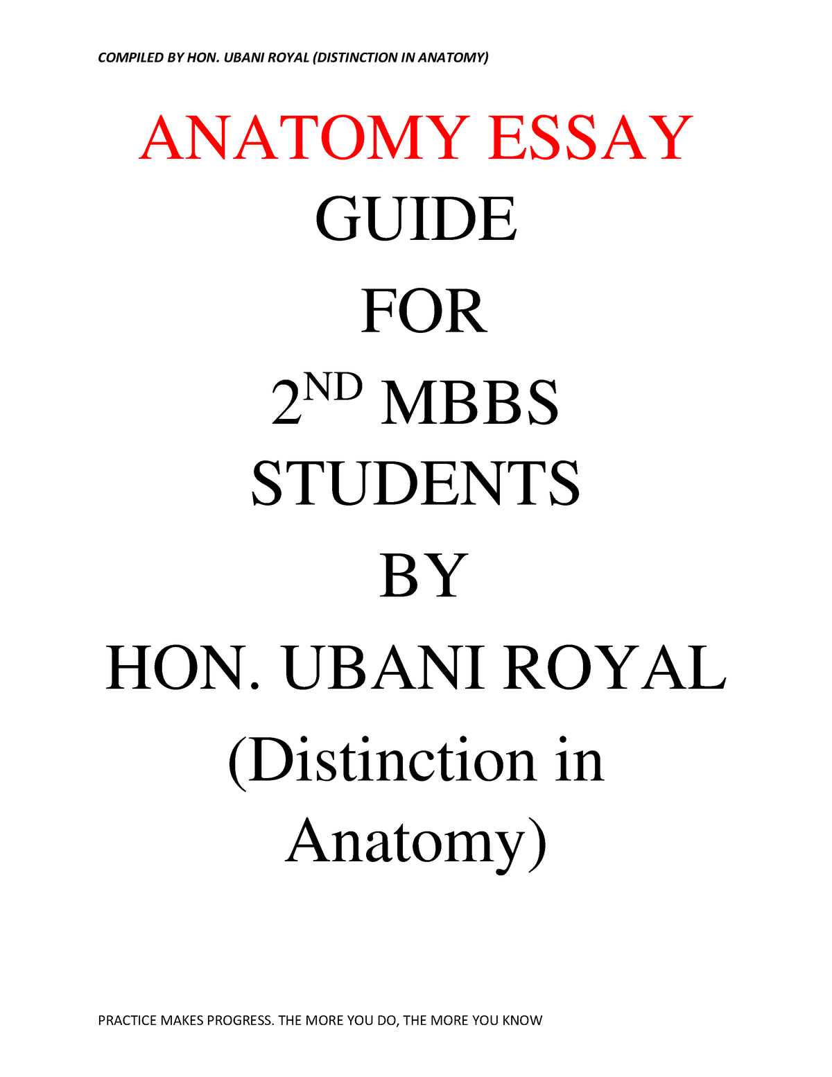 essay royal bodies