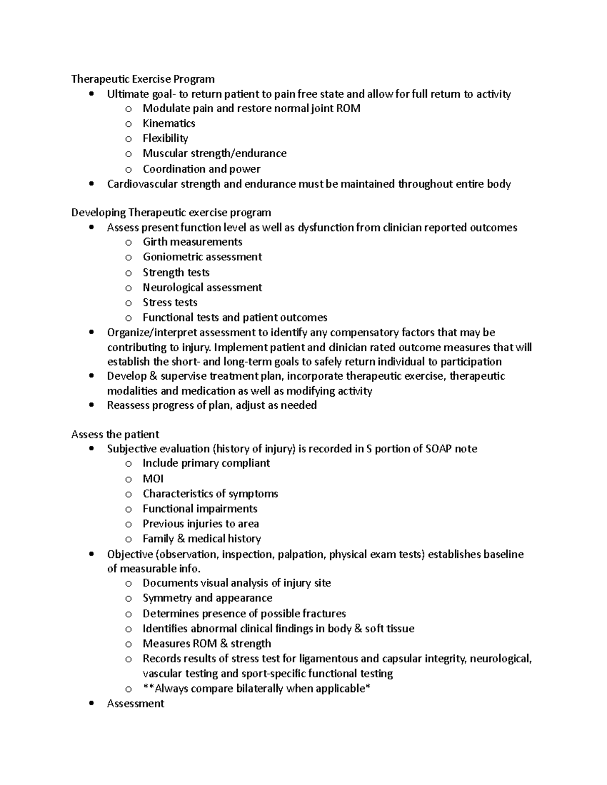 Therapeutic Exercise Program textbook Therapeutic Exercise Program