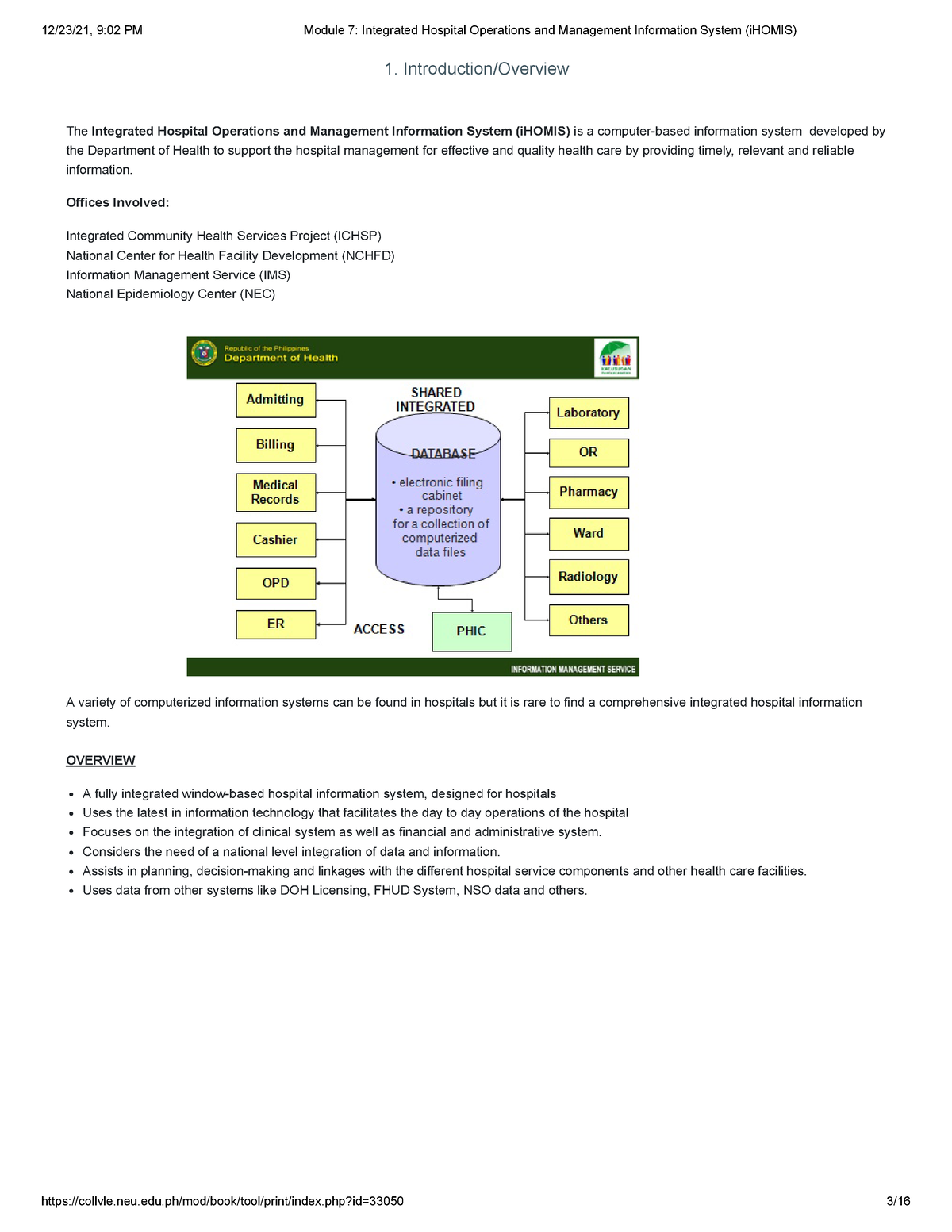 case study of hospital operations management