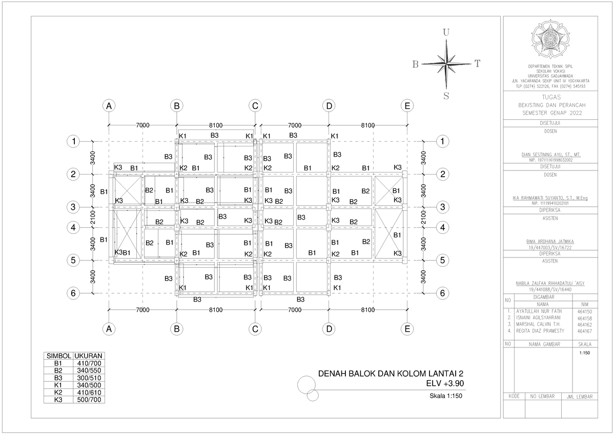 Tugas Semester 5 - A B C D E - 1: - 7000 - A B C D E - B1 B1 B1 B1 - B ...