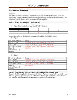 241 Lab5 Instructions Netlab 2205 - Before starting each activity ...