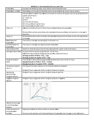 Module 1 Fundamentals of Man Econ - Fundamentals of Managerial ...