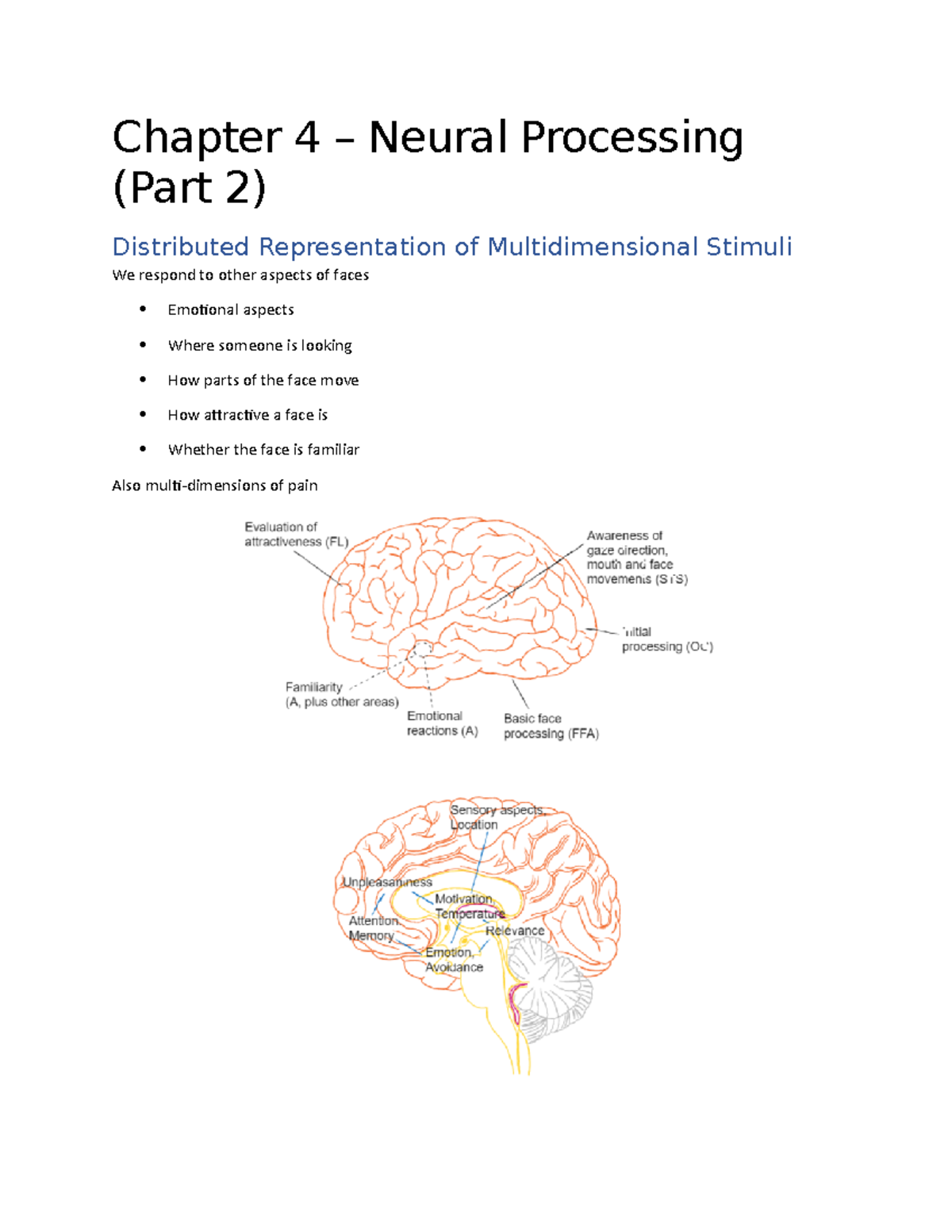 02-10-23, Chapter 4, Neural Processing Part 2 - Chapter 4 – Neural ...