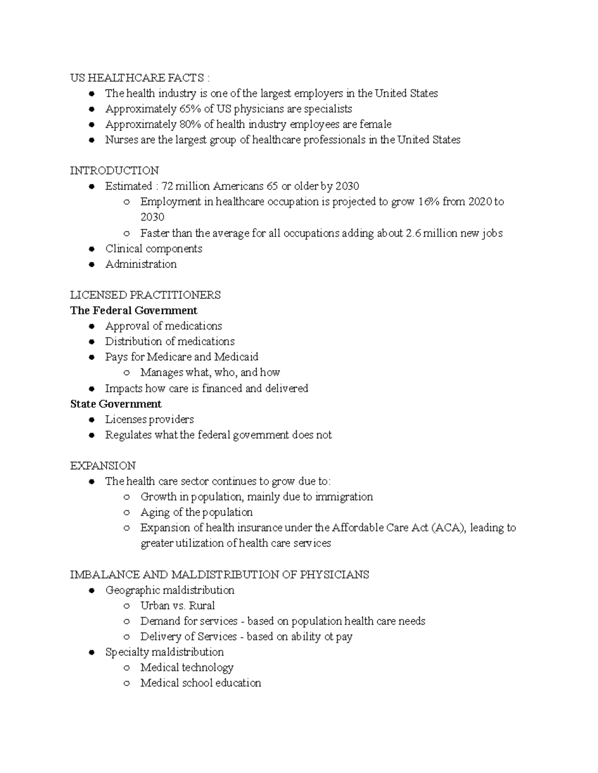 php201-providers-notes-us-healthcare-facts-the-health-industry-is