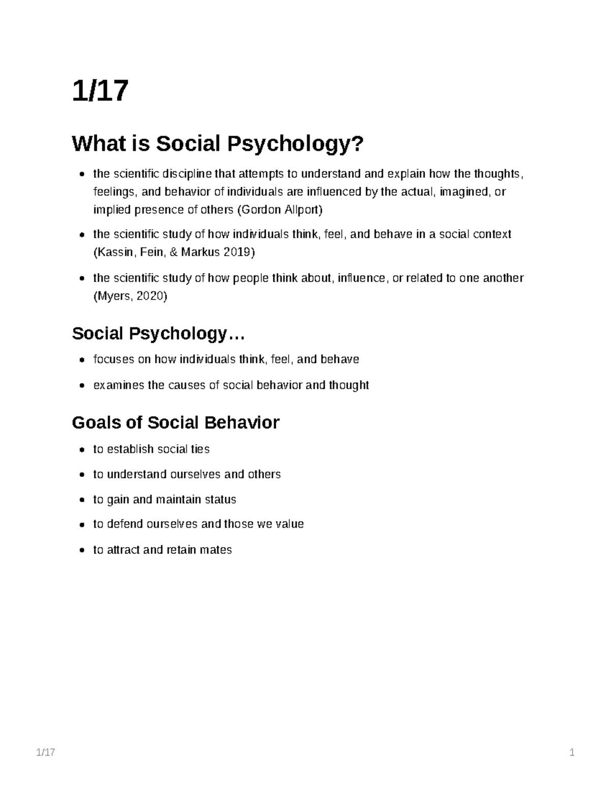 thesis on social psychology