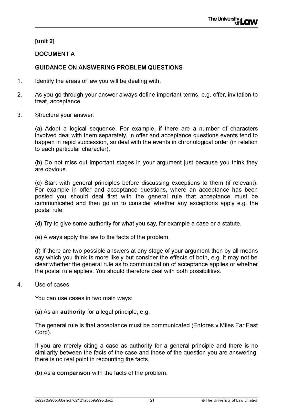 guidance-for-answering-problem-questions-unit-2-document-a-guidance