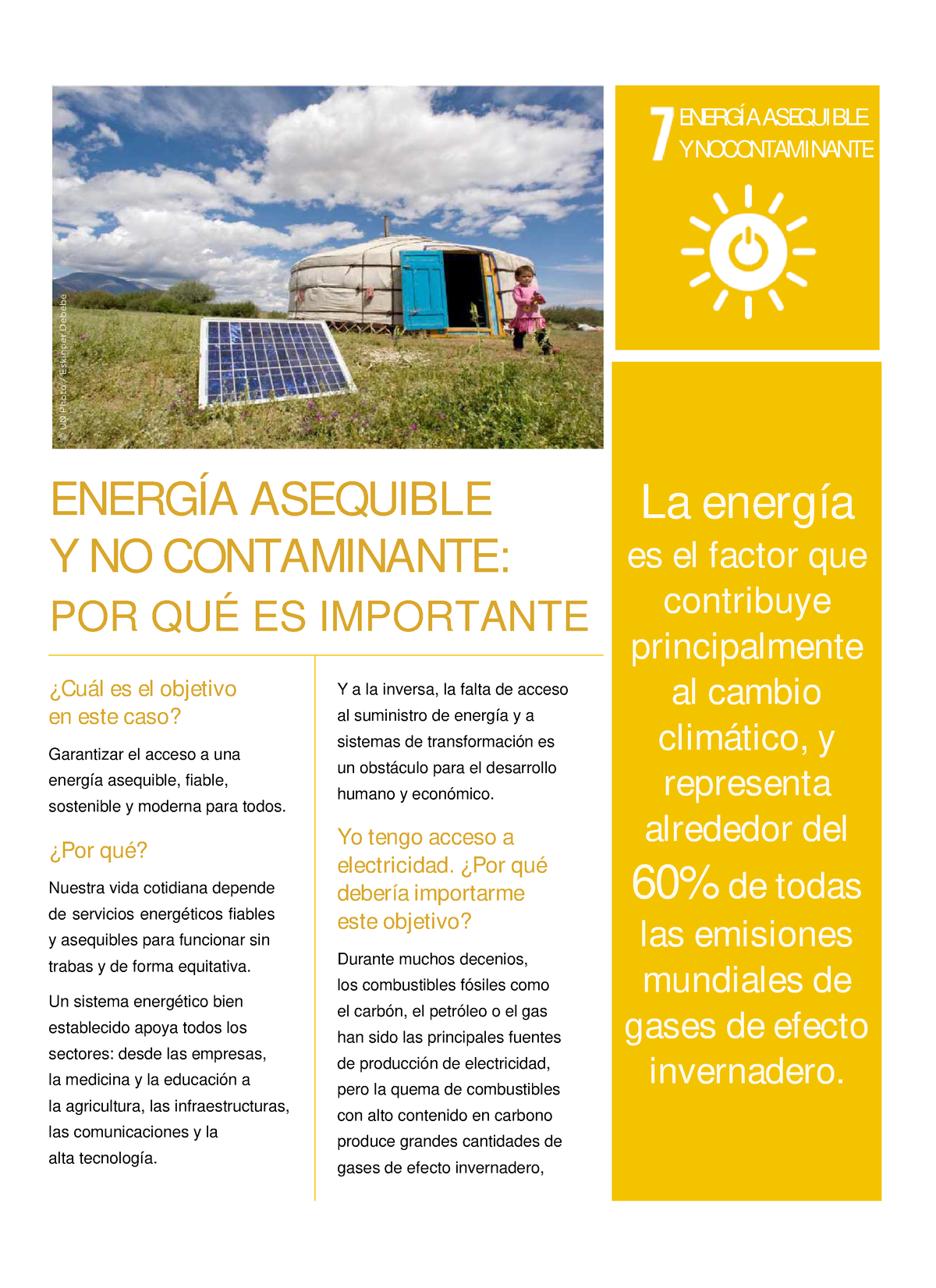 7 Spanish Why It Matters EnergÍa Asequible Y No Contaminante EnergÍa Asequible La Energía Es 4098