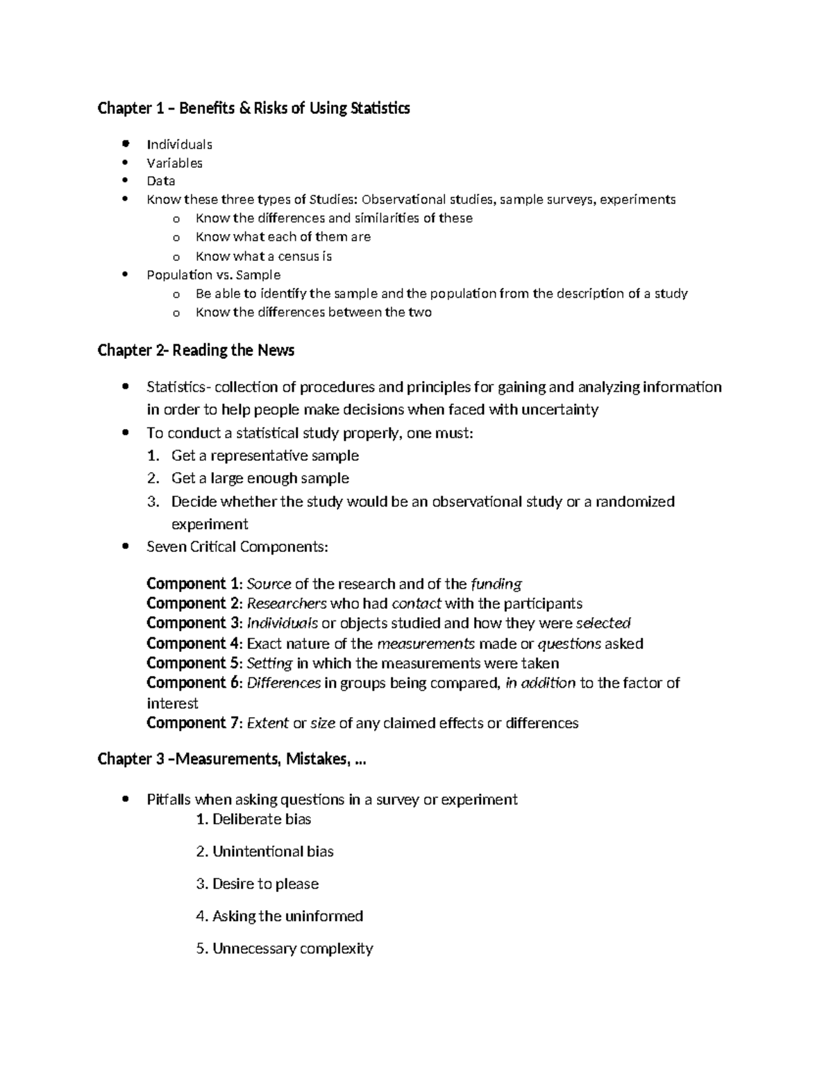 Exam 1 Review Biology exam 1 study Chapter 1 Benefits & Risks of