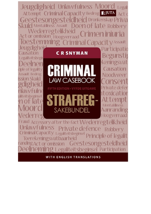 Criminal law question paper - CRL41Y0 - Studocu