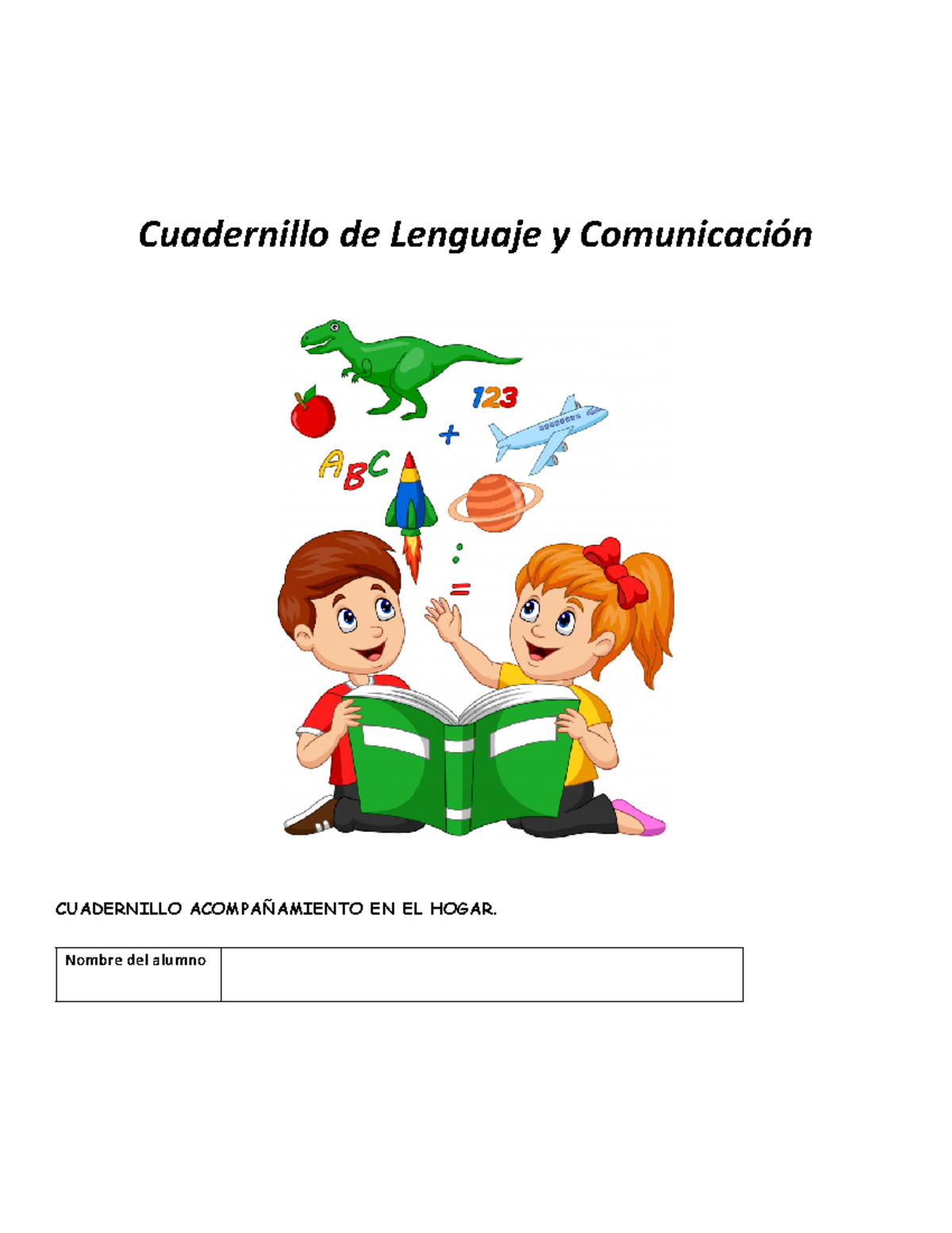 Cuadernillo de lenguaje kinder - Cuadernillo de Lenguaje y Comunicación ...