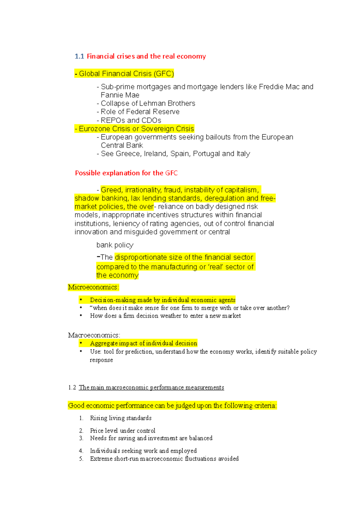 Lec 1 - Lecture notes 1 - ECON1002 - USyd - Studocu
