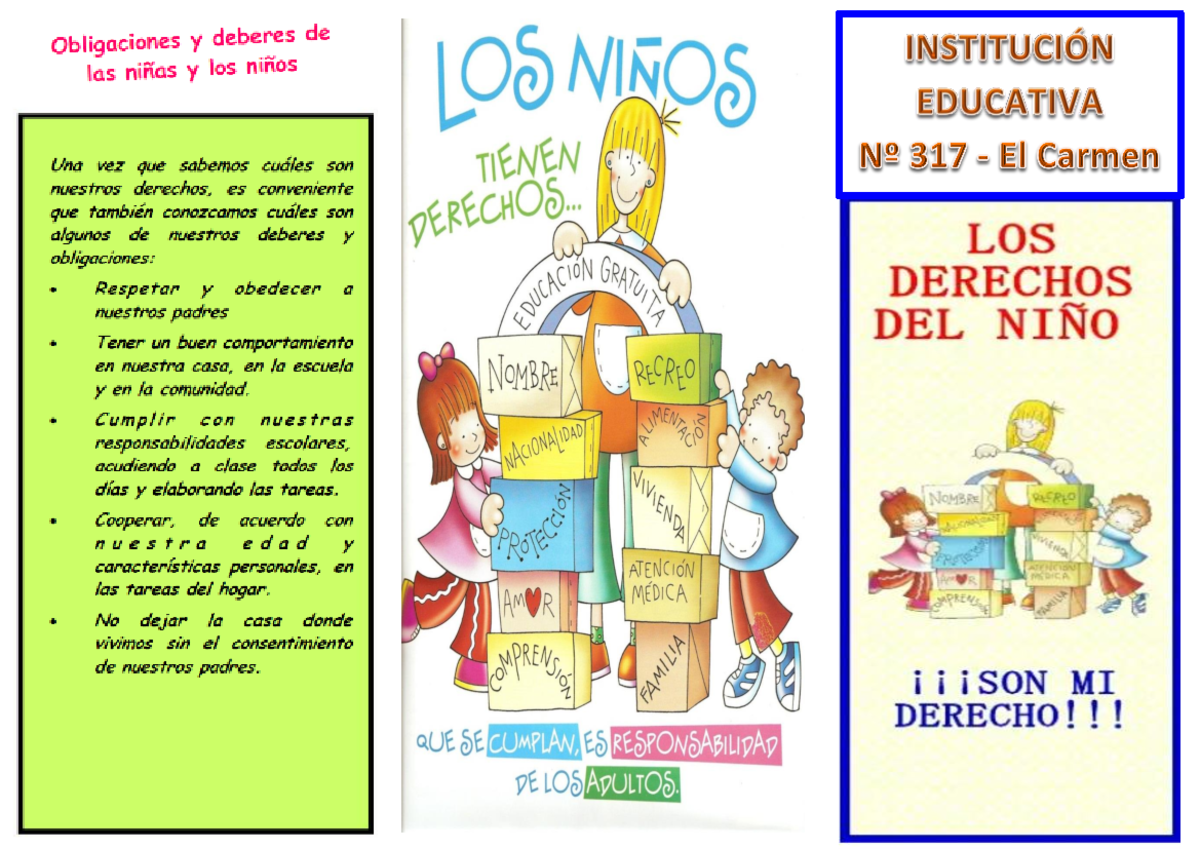 Marco Triptico Del Nino Unicef Derechos De Los Ninos – eroppa