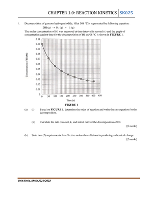 pre lab chemistry matriculation sk015 experiment 4