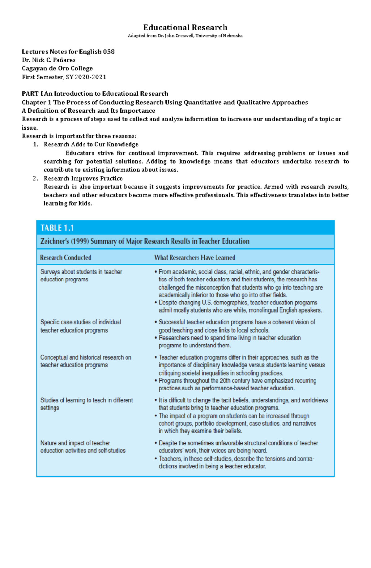 Handouts-MGS002 - Handouts for Research - Educational Research Adapted ...