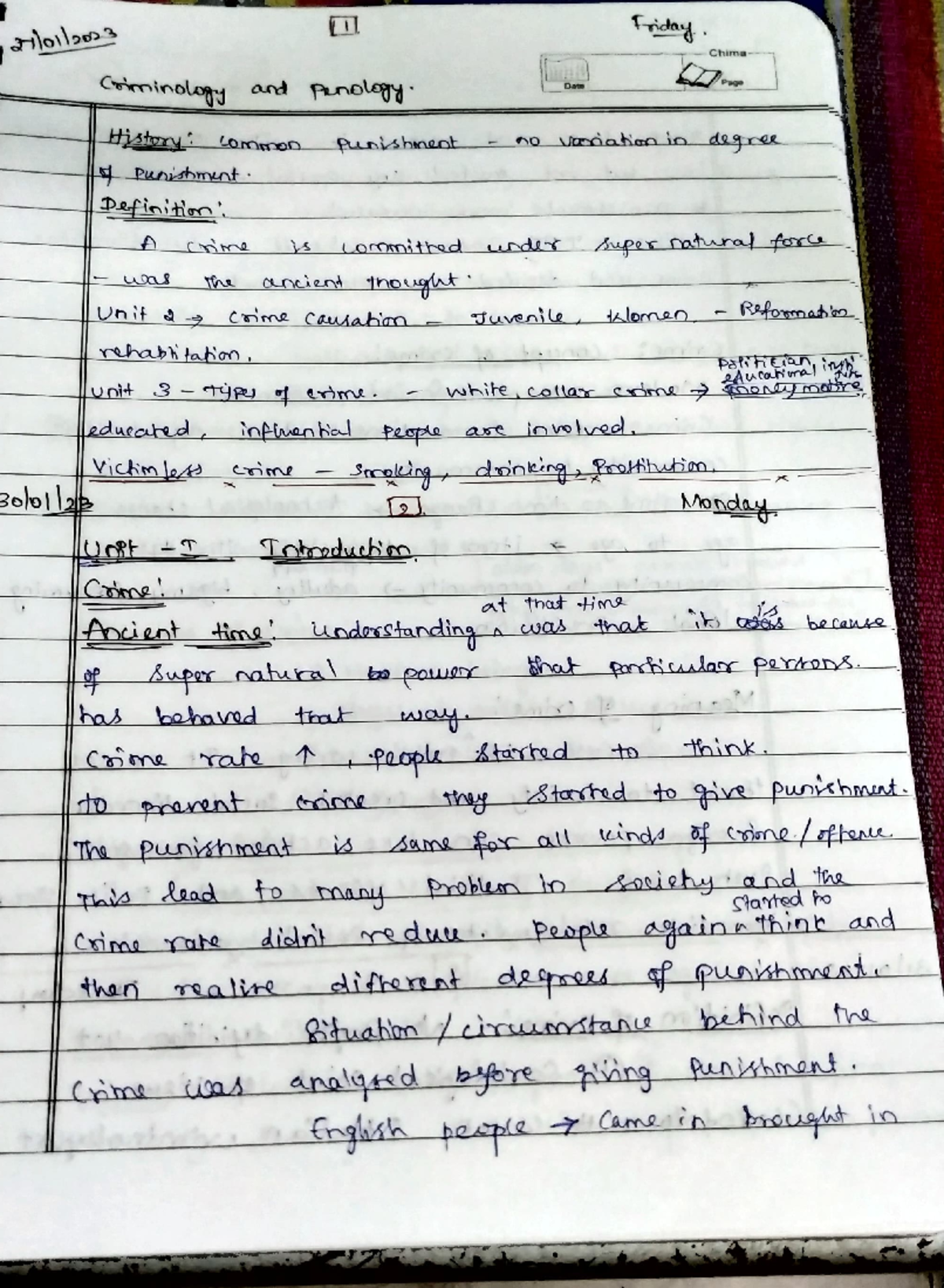Cr Pe class notes - Chima- Cninoload and Pnola0 Date History LomeeD ...