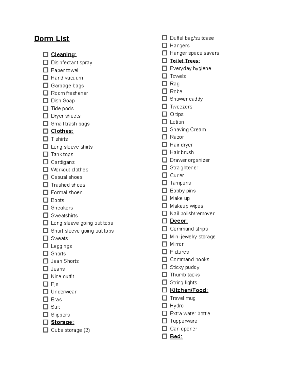 Dorm List - Idek - Dorm List Cleaning: Disinfectant Spray Paper Towel 