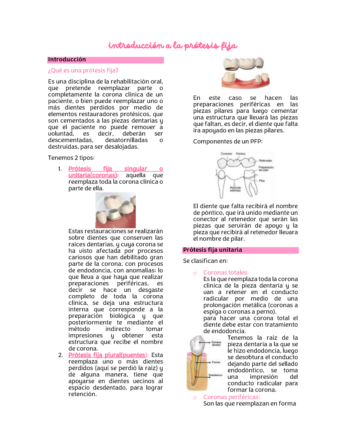 Introducción A La Prótesis Fija - Introducción A La Prótesis Fija ...