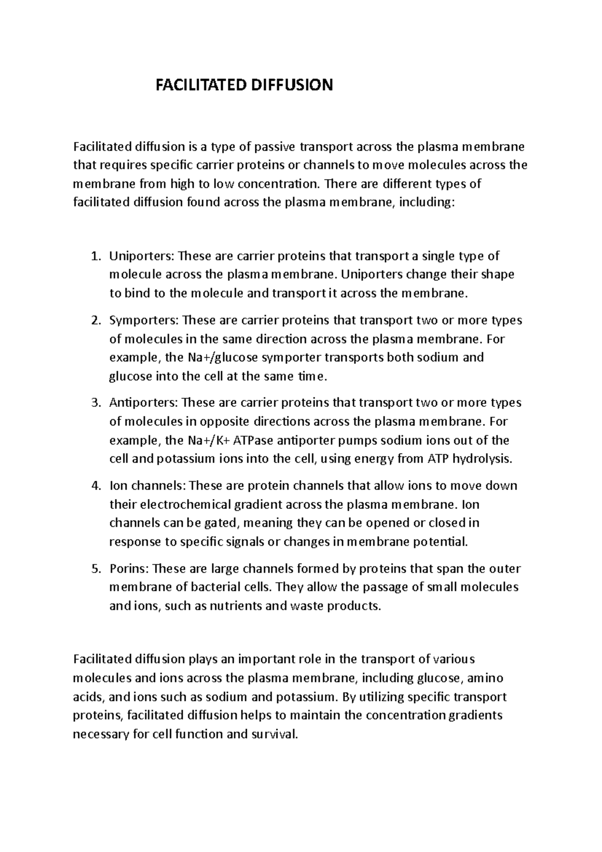 CELL Biology 10 - complete cell structure explained - FACILITATED ...