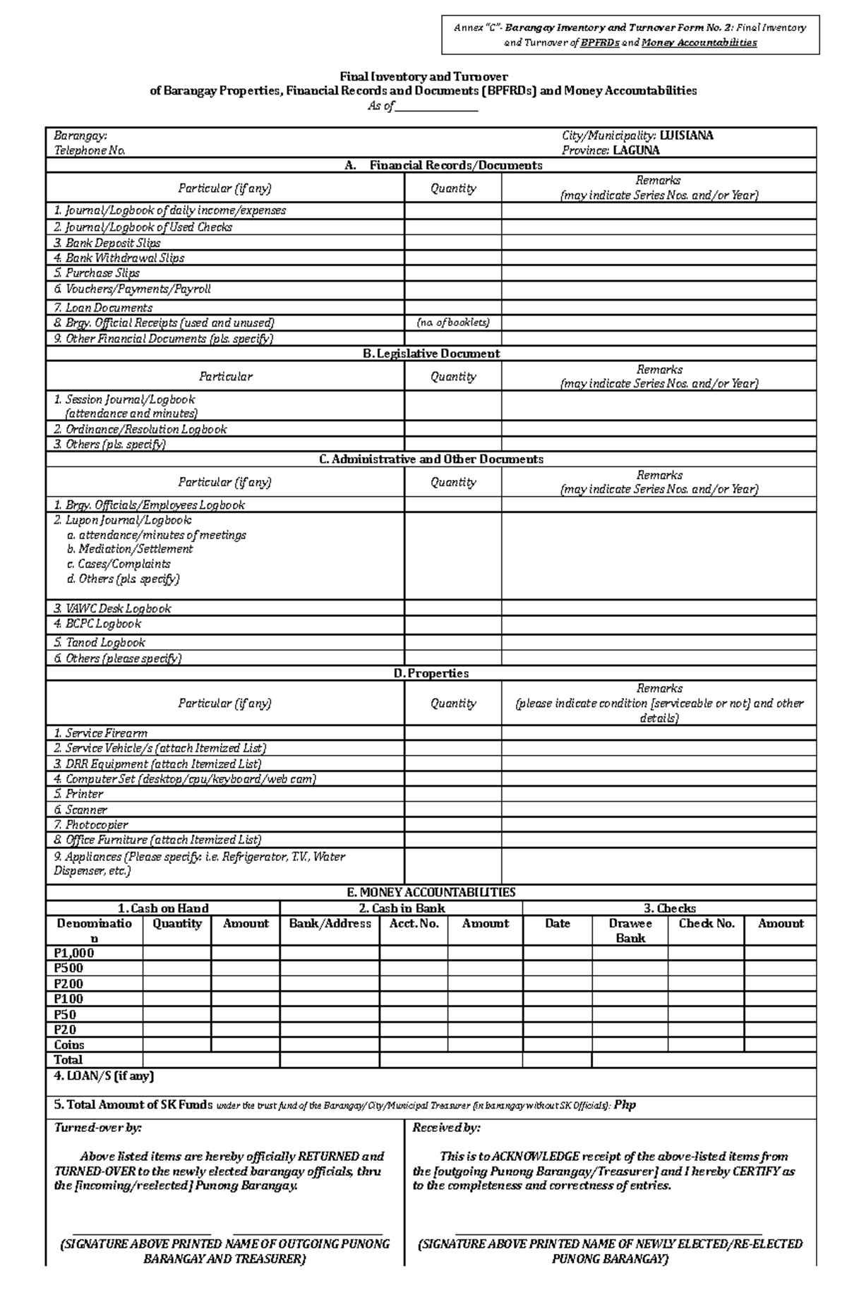 Annex-C- Bpfrds-and-Money-Accountability - Final Inventory and Turnover ...