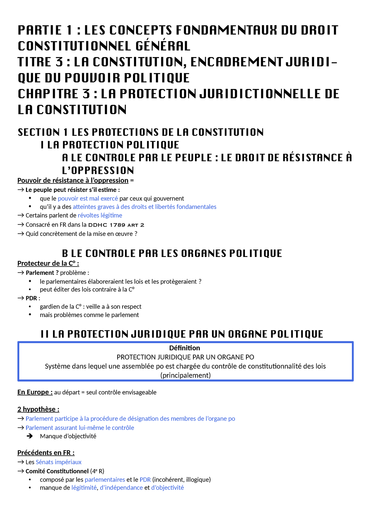 CHAP 3 - L1-S1 - PARTIE 1 : LES CONCEPTS FONDAMENTAUX DU DROIT ...