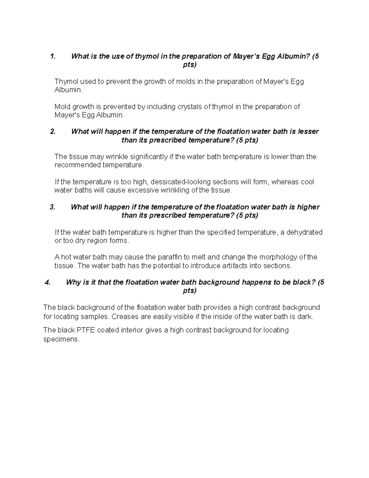 Week 14 Week 14 Histopathologic UNIT TASK 14 Preparation of