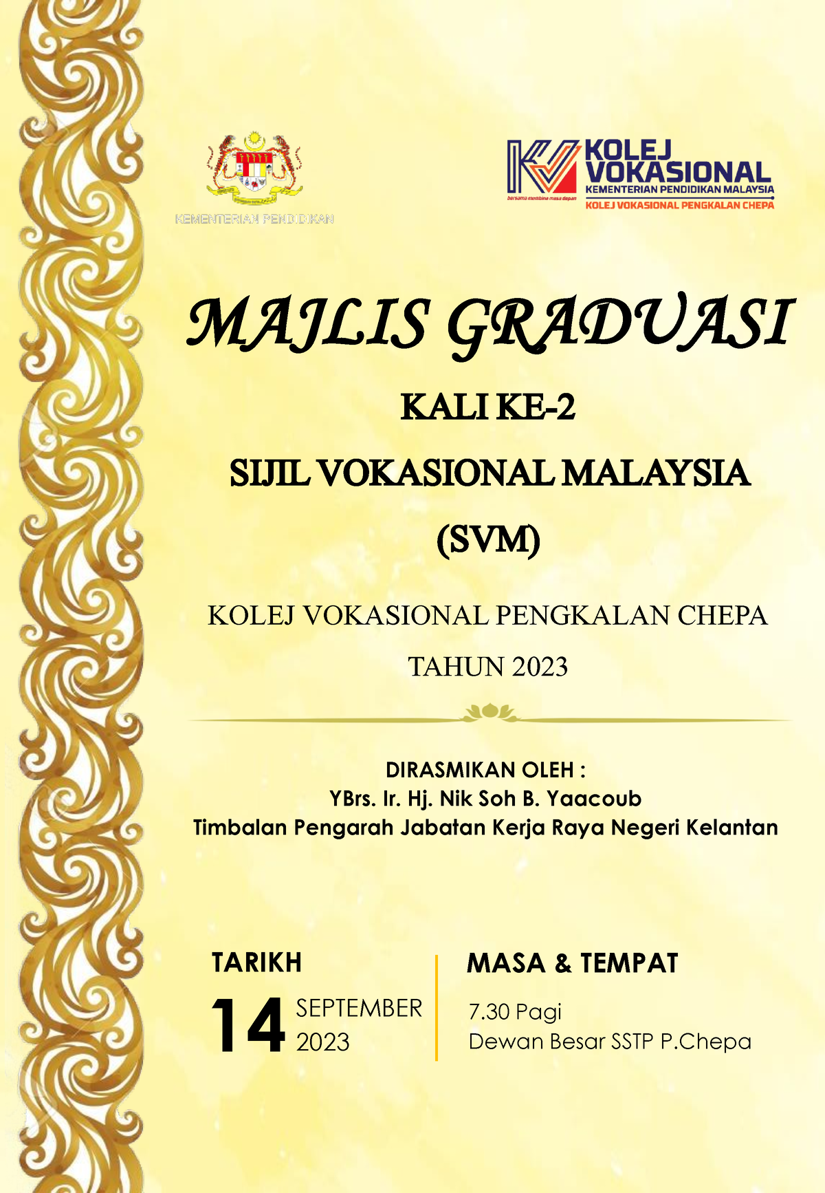 Buku Program Majlis Graduasi Svm 2023 - MAJLIS GRADUASI KOLEJ ...