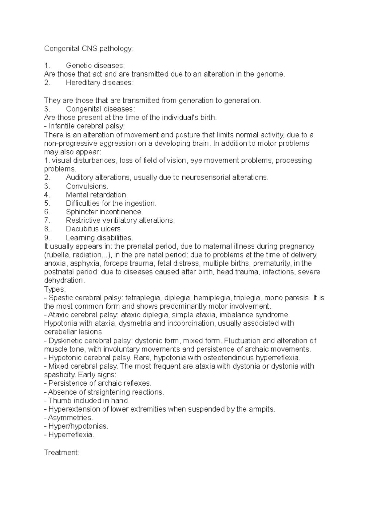 Congenital CNS pathology - Congenital CNS pathology: Genetic diseases ...