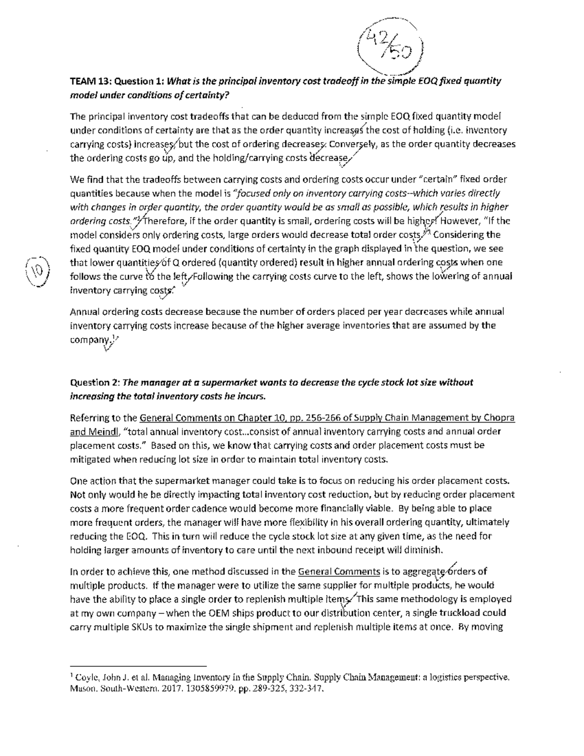 13 Supply Chain Management Solutions Case Study SCM