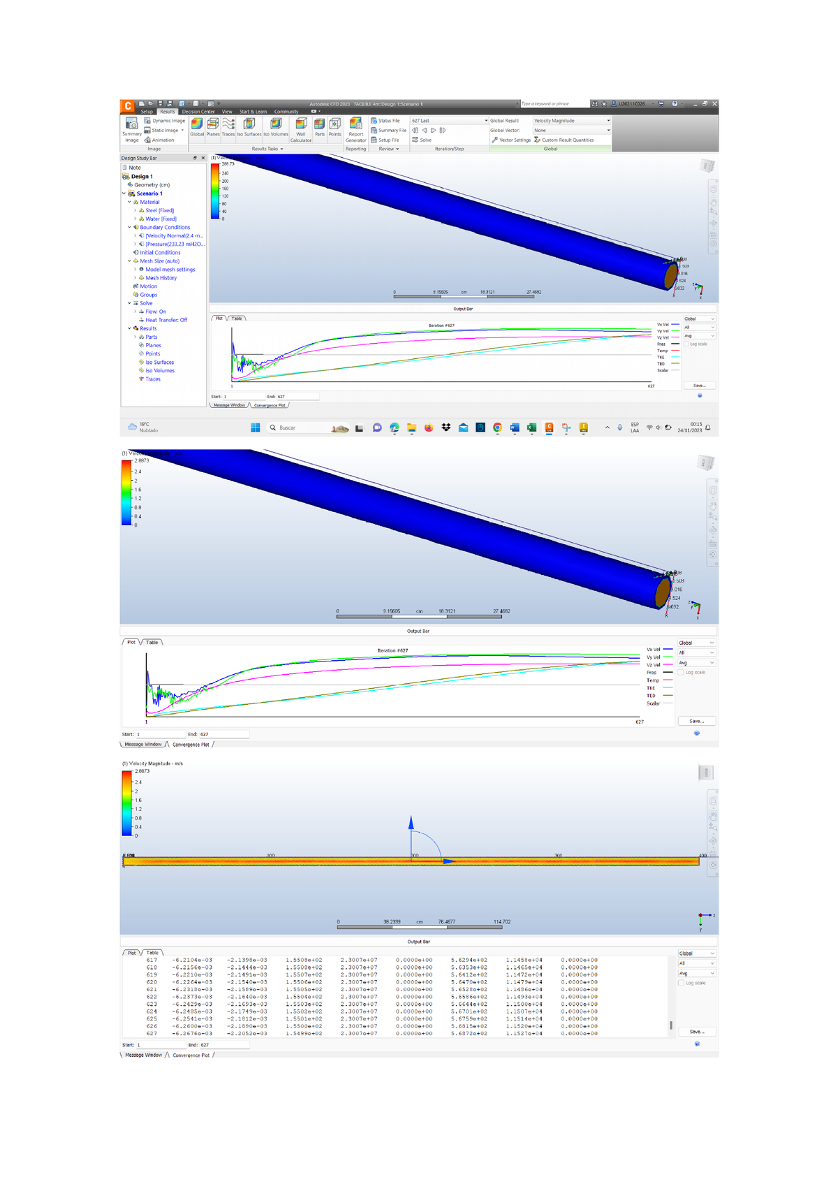 CFD Tuberia - Fotos Tomadas De Simulación En CFD - Mecanica De Fluidos ...