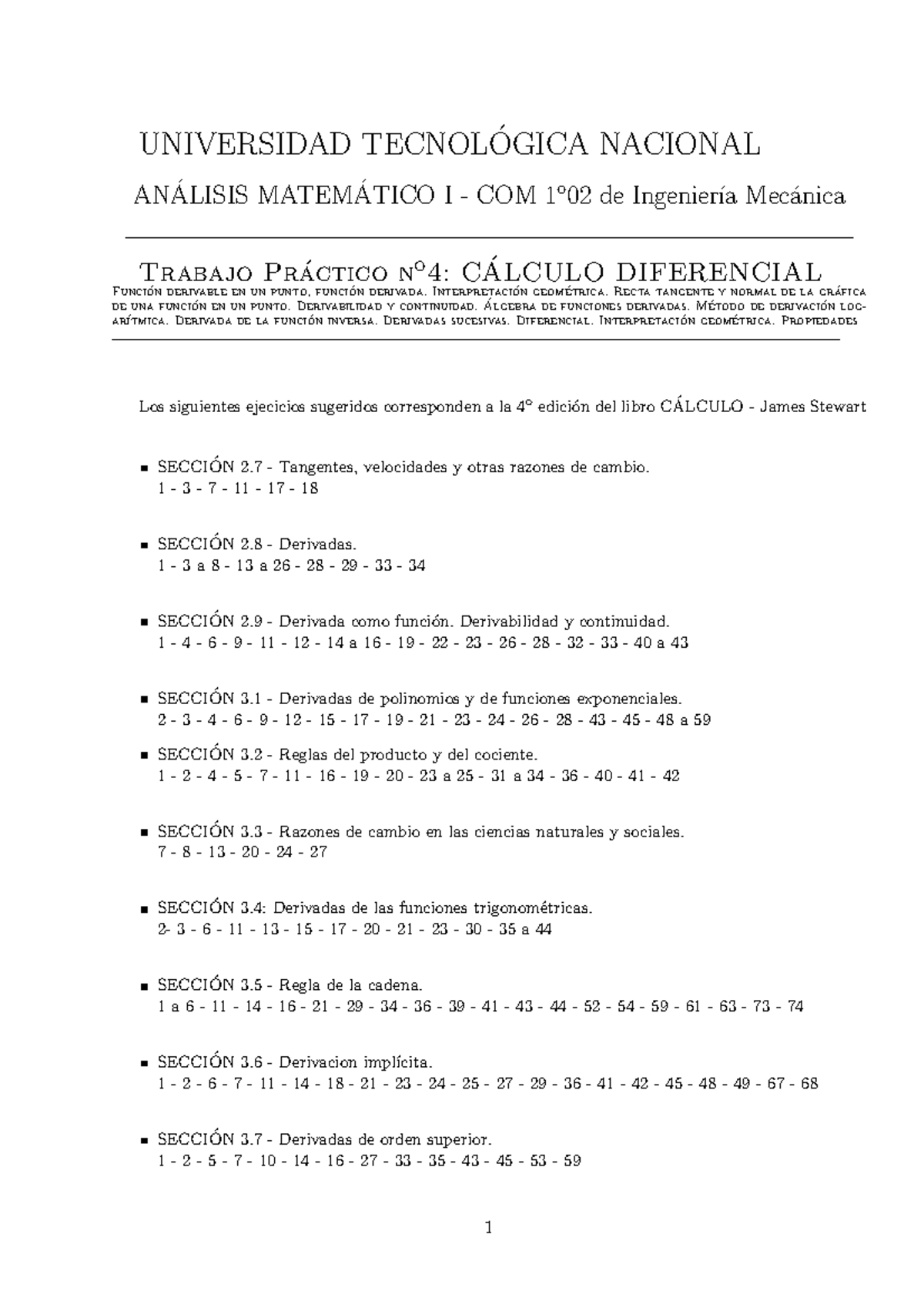 Práctica 4 - Veava - UNIVERSIDAD TECNOL ́OGICA NACIONAL AN ́ALISIS ...