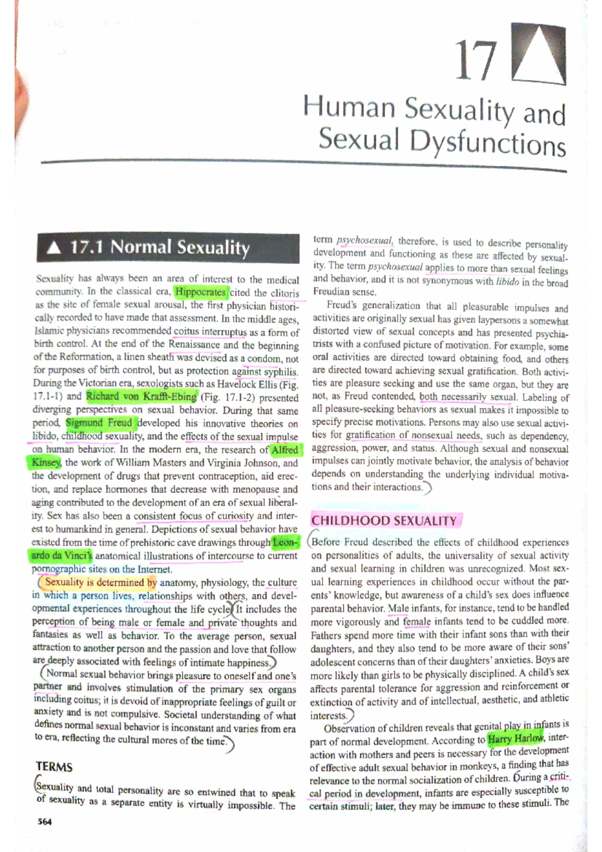 Sexuality And Sexual Dysfunctions - Psychology - MU - Studocu