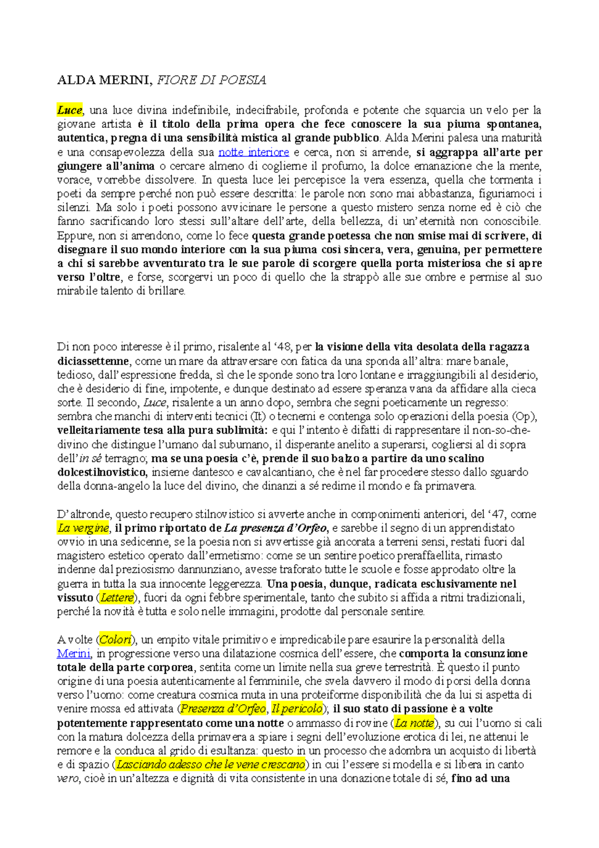 poesia sulla donna alda merini