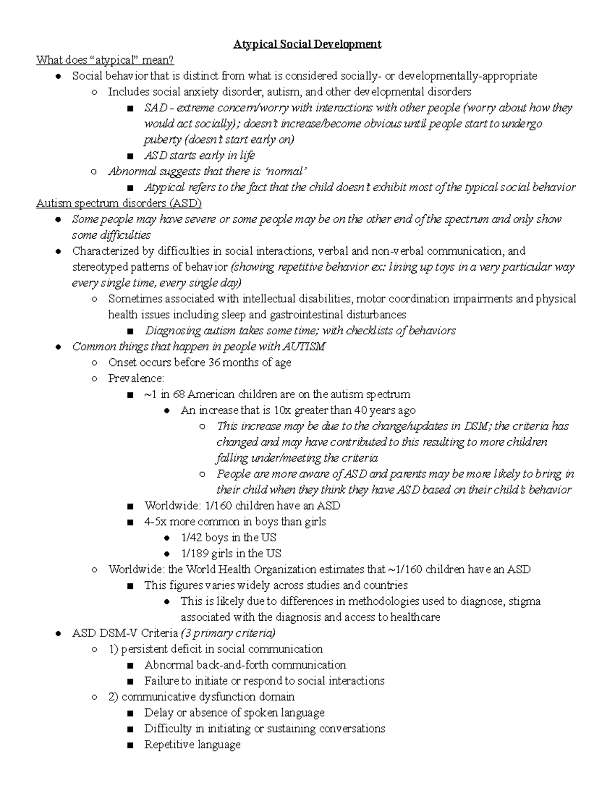 midterm-3-dr-galvan-atypical-social-development-what-does