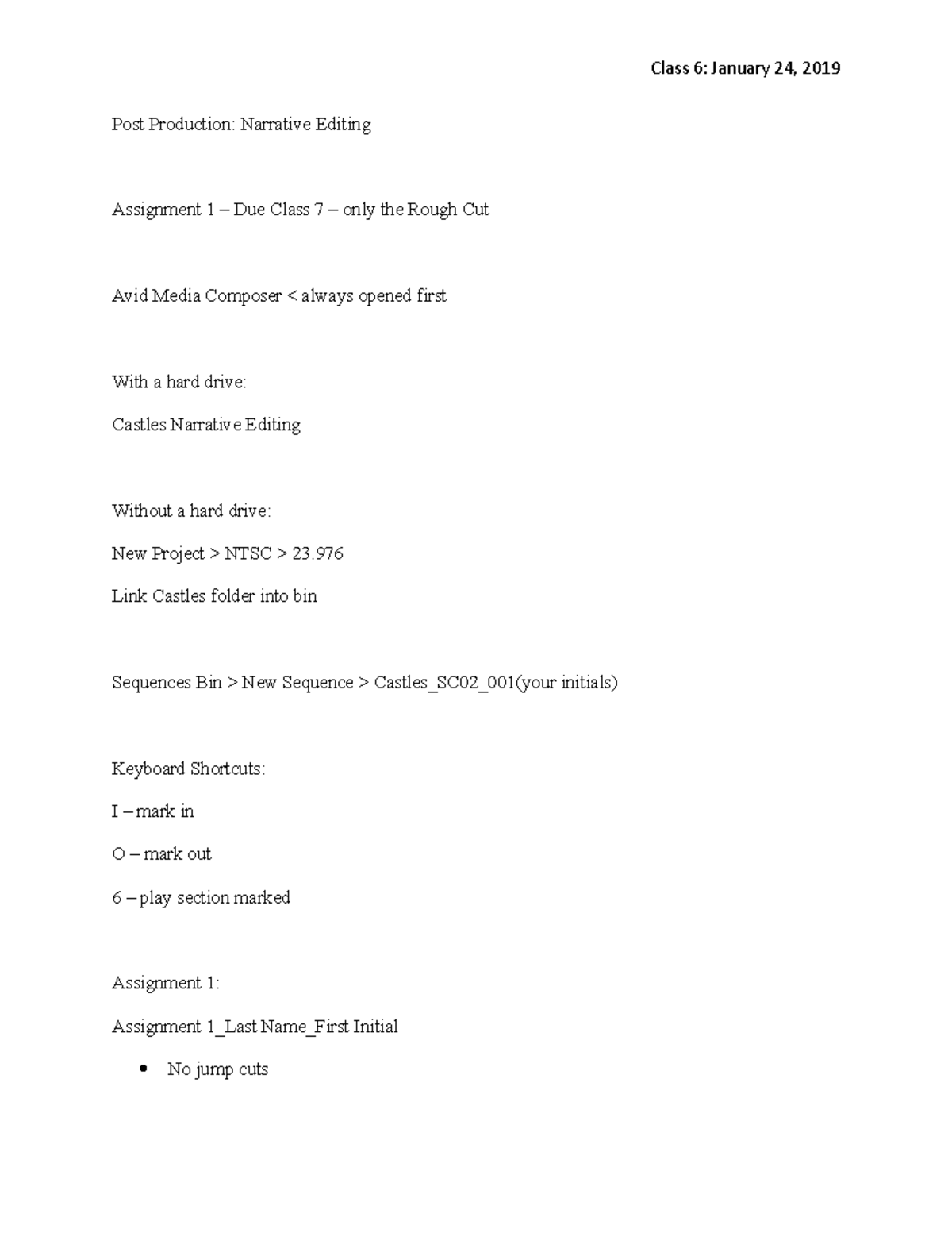 post-production-class-6-notes-post-production-narrative-editing