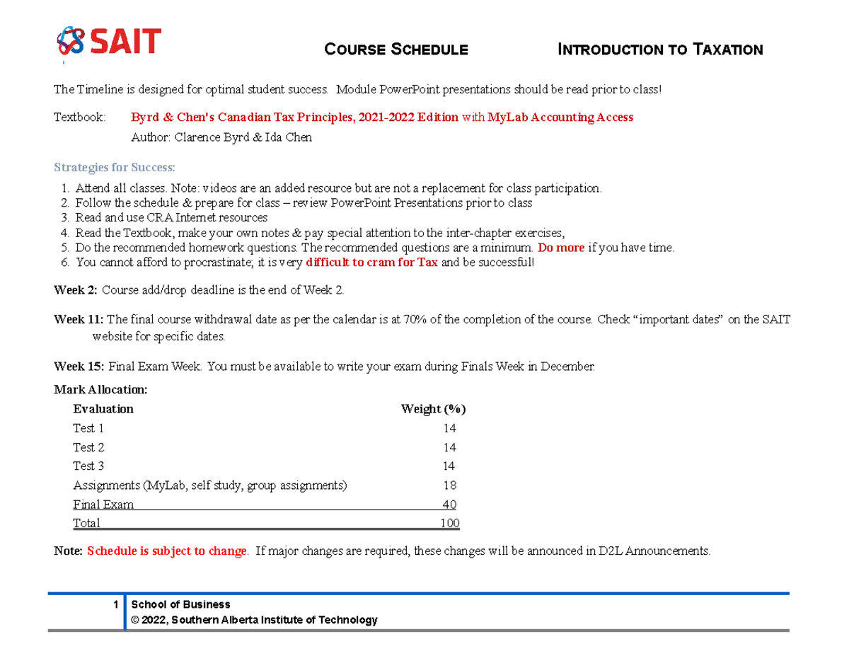ACCT-375-FB Fall 2022 Course Schedule - The Timeline is designed for ...