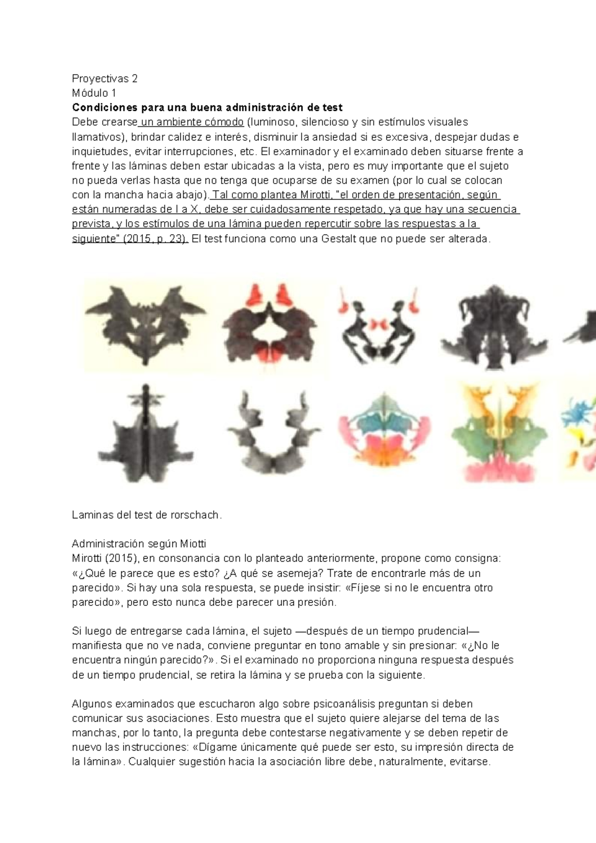 Proye 2 canvas - Proyectivas 2 Módulo 1 Condiciones para una buena ...