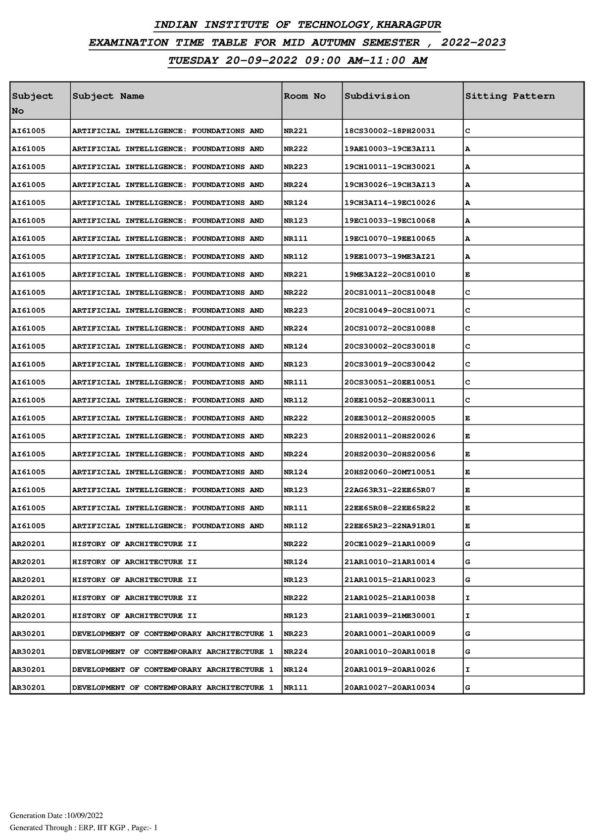 exam-time-table-report-subject-wise-generation-date-10-09-examination-time-table-for-mid