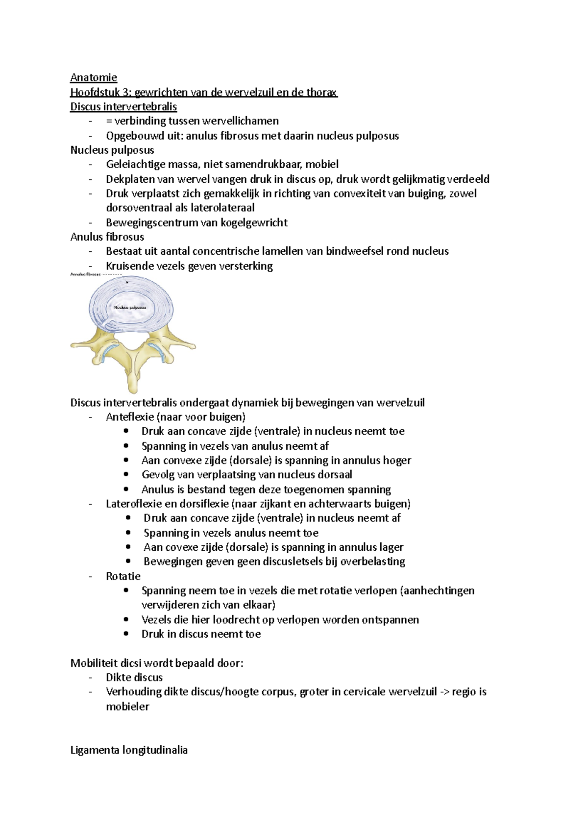 Anatomie 1 Samenvatting Hoofdstuk 3 - Anatomie Hoofdstuk 3: Gewrichten ...