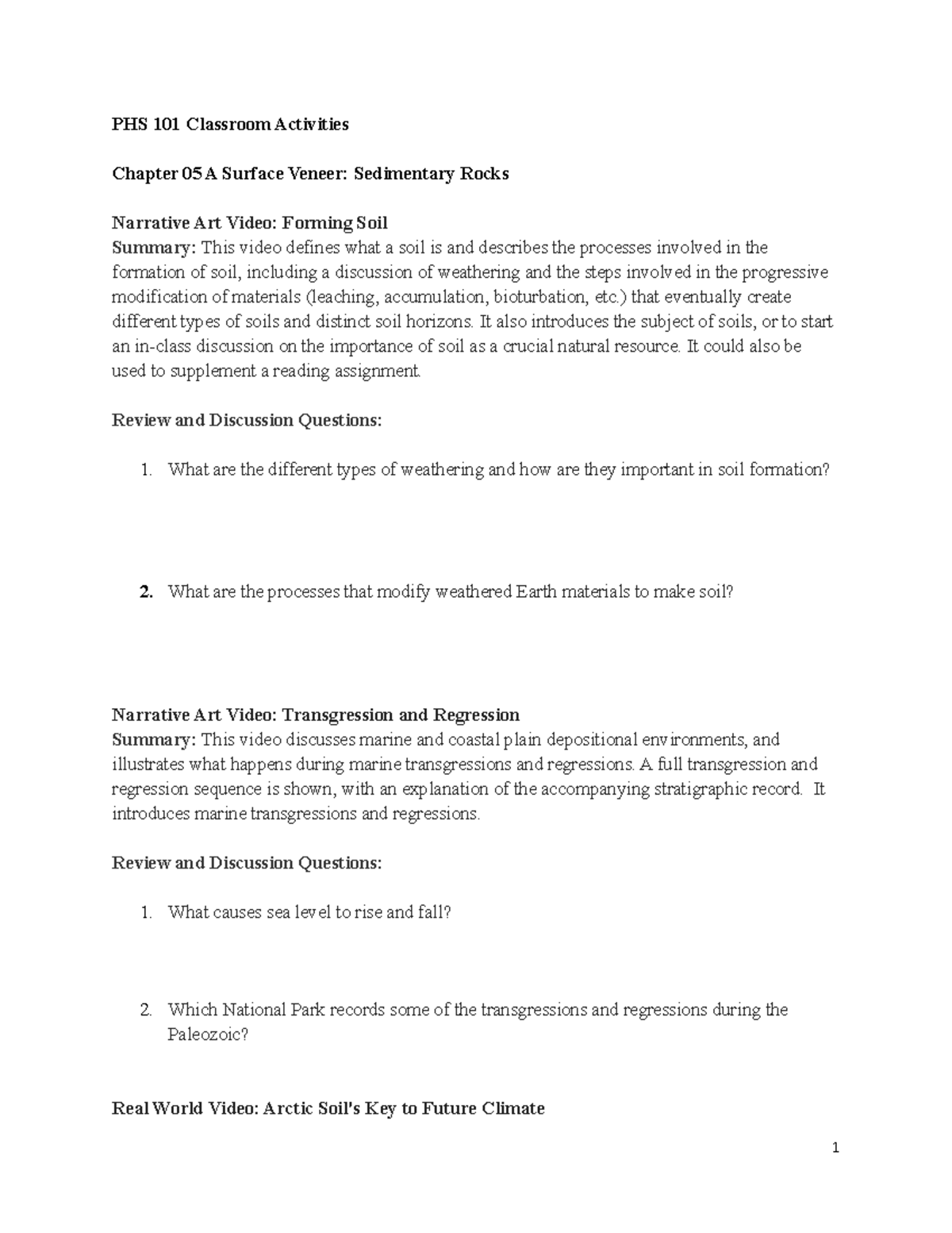 05 Chapter 05 A Surface Veneer Sedimentary Rocks Rocks Classroom ...