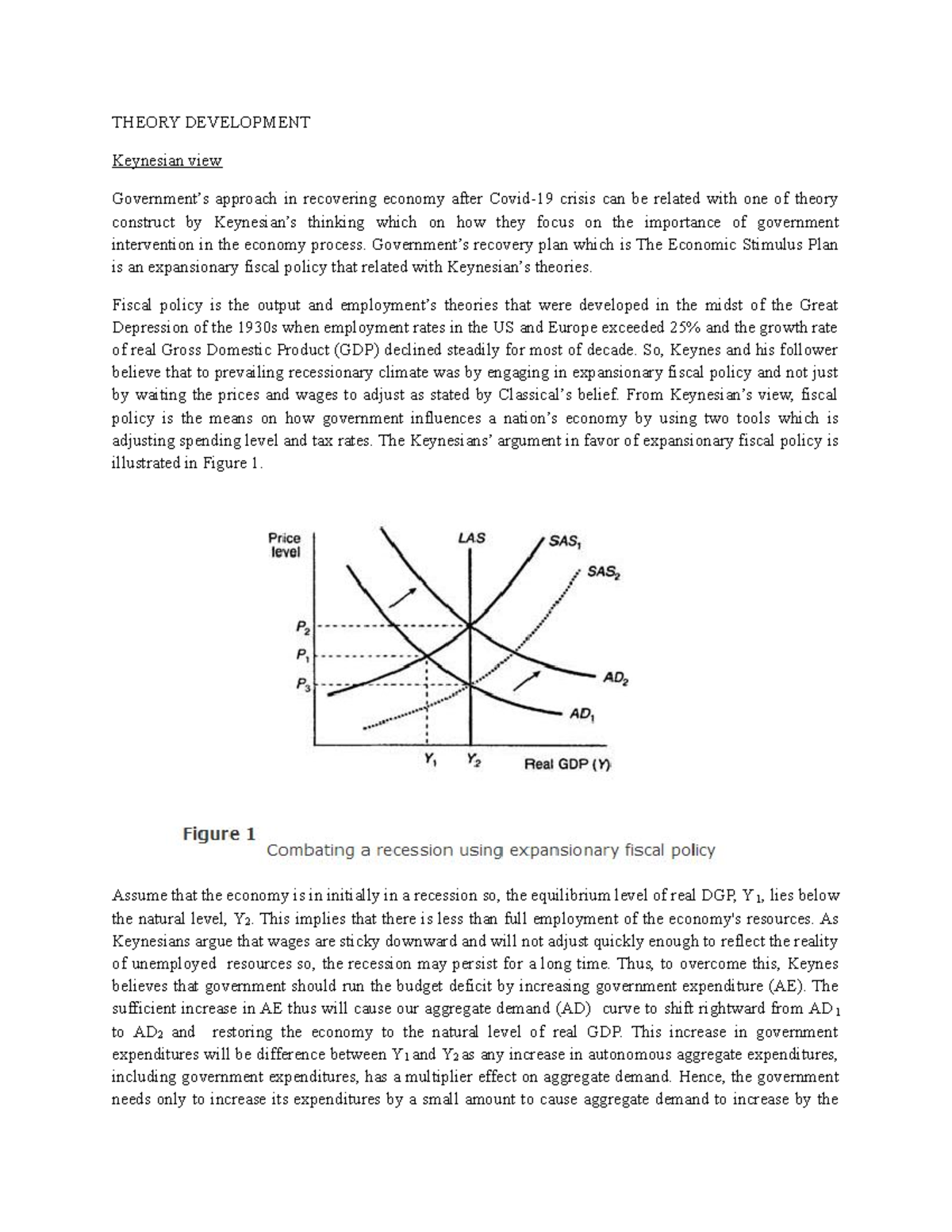 Theory Development Of Fiscal Policy - THEORY DEVELOPMENT Keynesian View ...