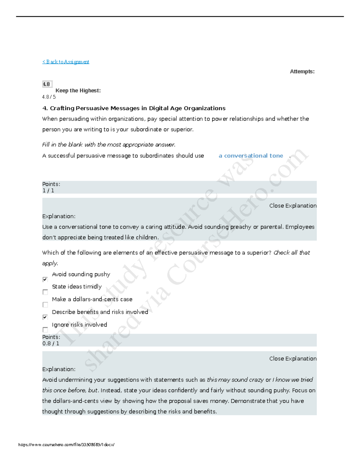 aplia assignment chapter 1 answers