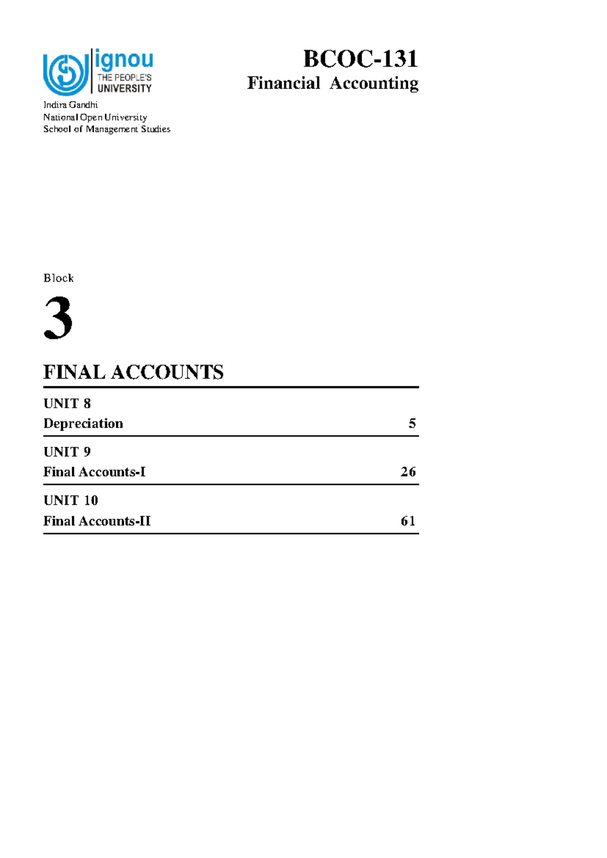 Block 3 depreciation - Block 3 FINAL ACCOUNTS UNIT 8 Depreciation 5 ...