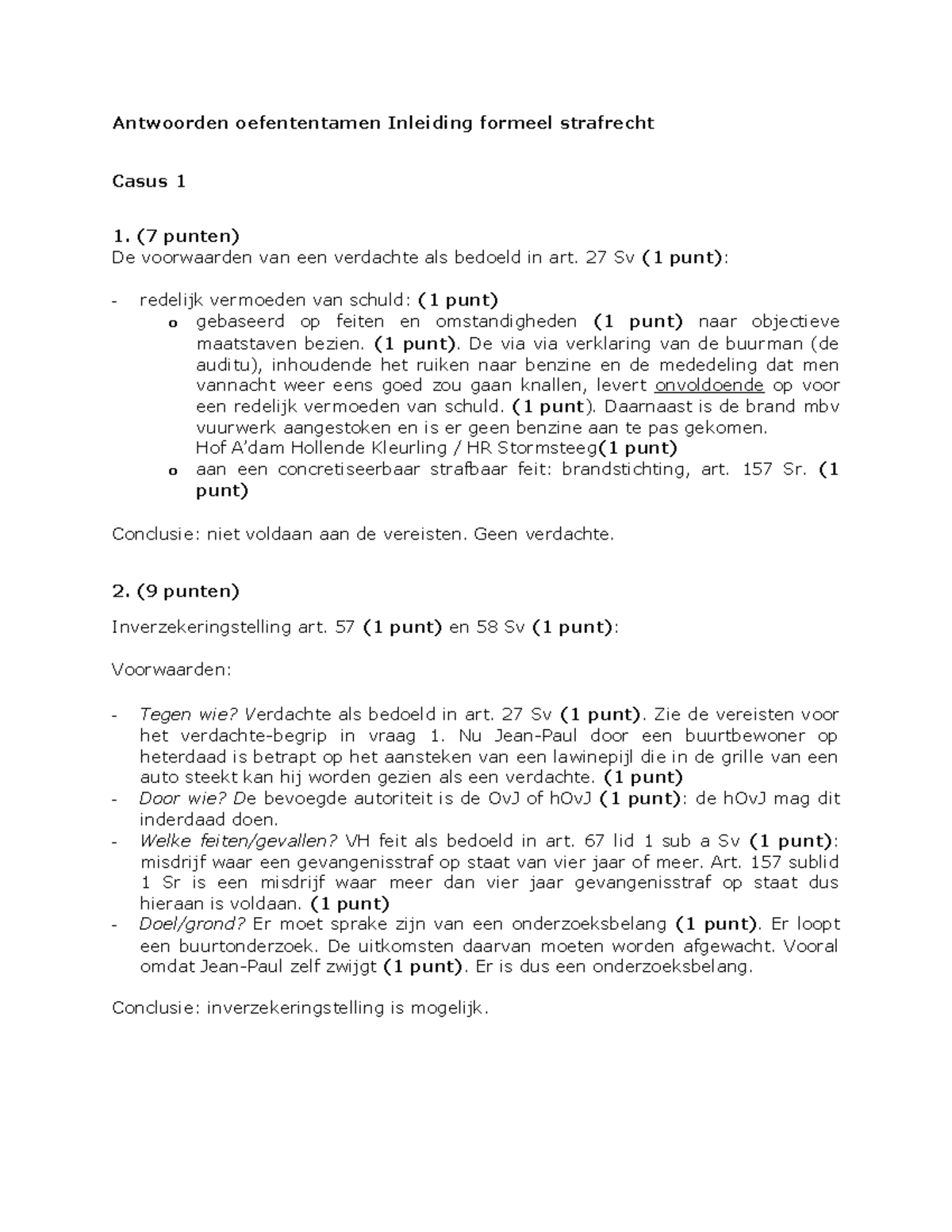 Istrf Oefententamen Antwoorden 23-12 - Antwoorden Oefententamen ...